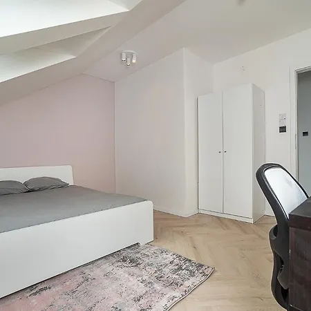 Big 4-Bedroom Flat, Terrace With Great Vitkov View Prague Exterior photo