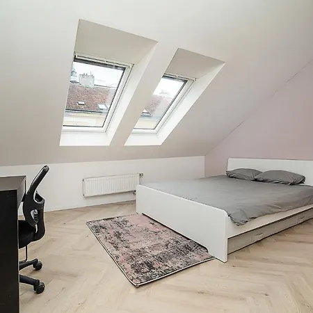 Big 4-Bedroom Flat, Terrace With Great Vitkov View Prague Exterior photo